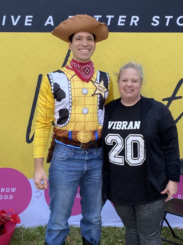 Woody & Kaitlyn Serving Our Community on Movie Night