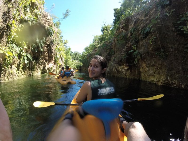 Kayaking in Mexico