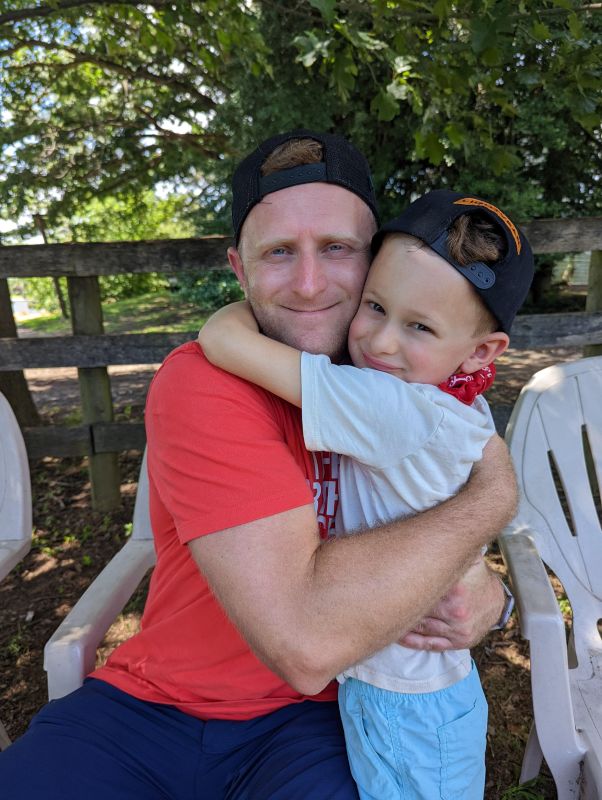 Jacob Gives the Best Bear Hugs