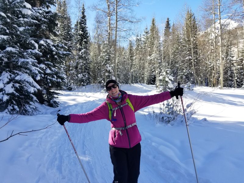 Kelsey Shining on the Slopes of Colorado