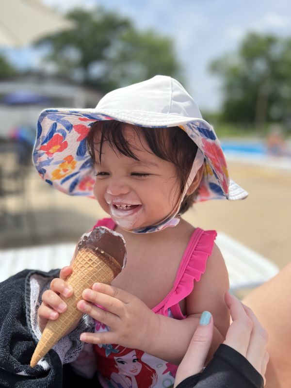 Ice Cream Is Better at the Pool!