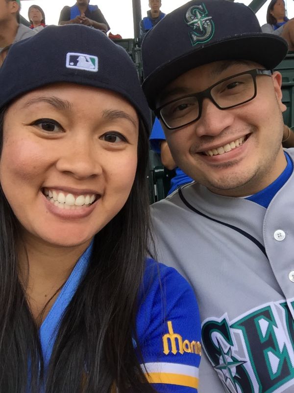 At a Mariners Baseball Game