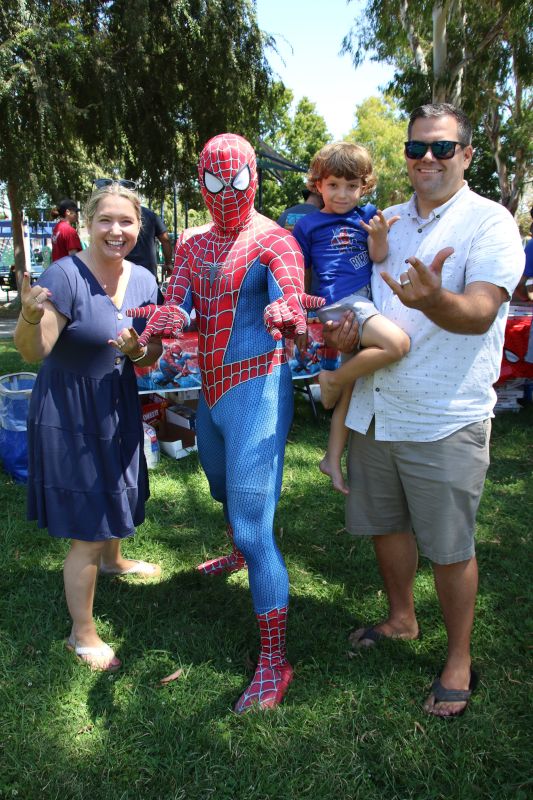 Celebrating Patrick Jr.'s Birthday With Spiderman