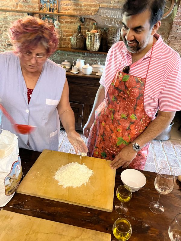 Learning How to Make Pasta in Italy