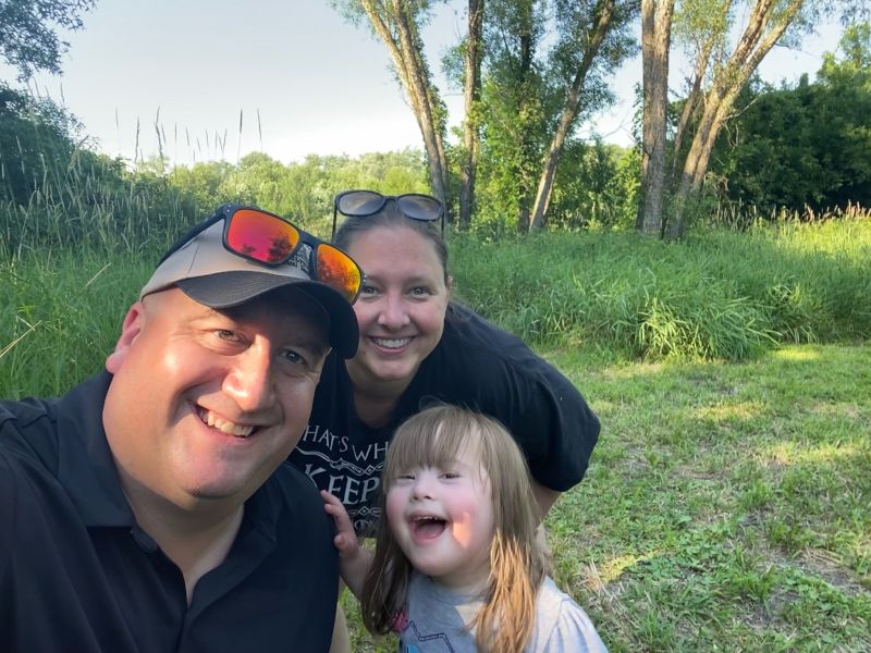 Exploring the Trail on Our Property