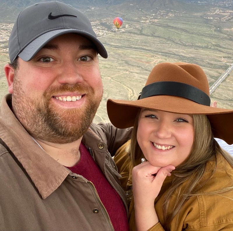 Hot Air Ballooning Over Arizona