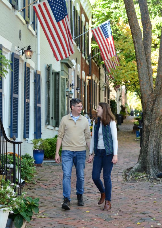 Evening Stroll in Alexandria