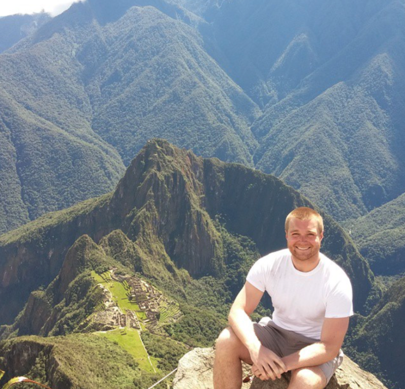 Luke at Machu Picchu