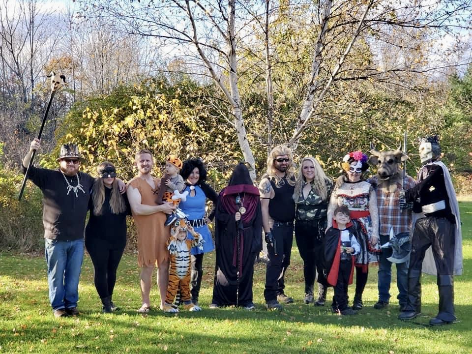 Celebrating Halloween with Our Childhood Friends