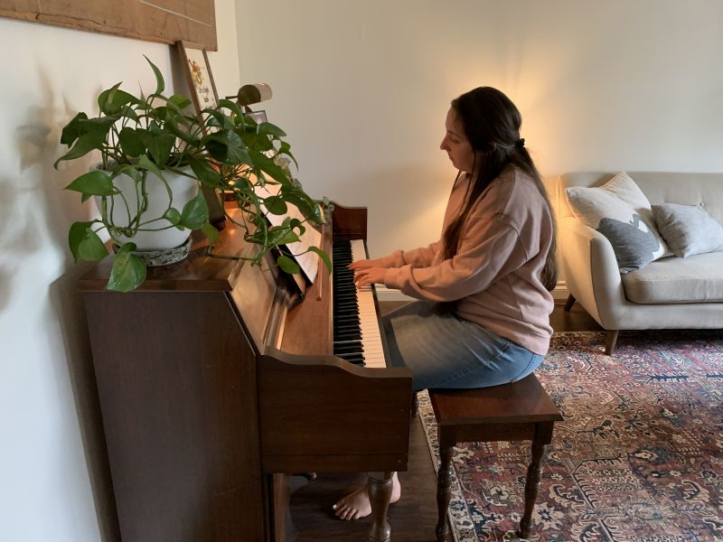 Amanda Playing the Piano