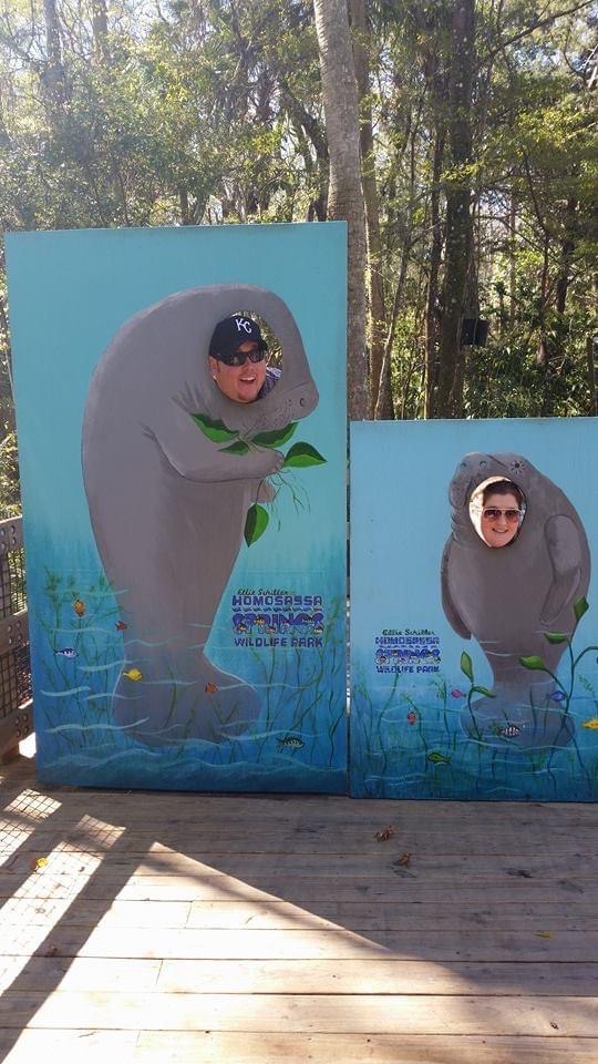 Visiting a Local Nature Park that Has Manatees