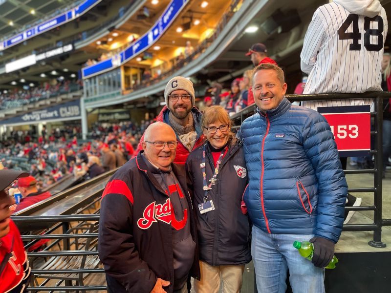 Baseball Game With Josh's Family