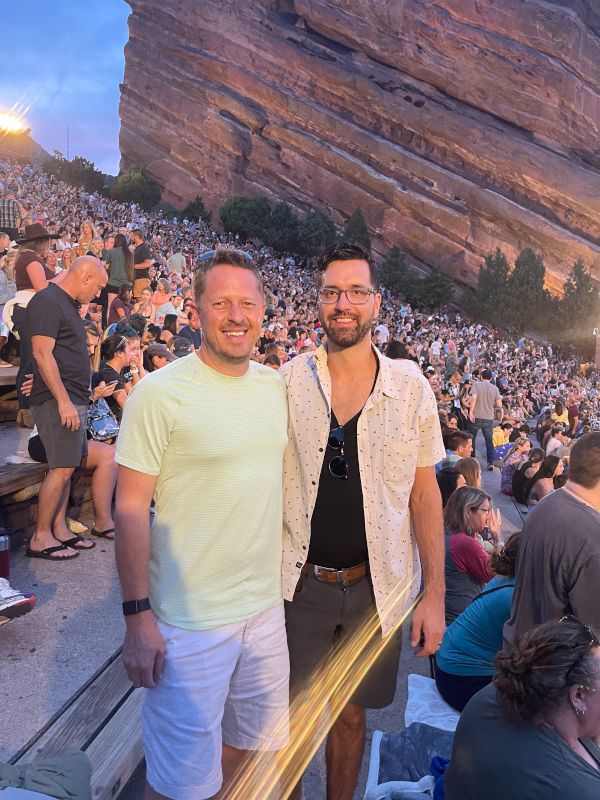 At Red Rocks