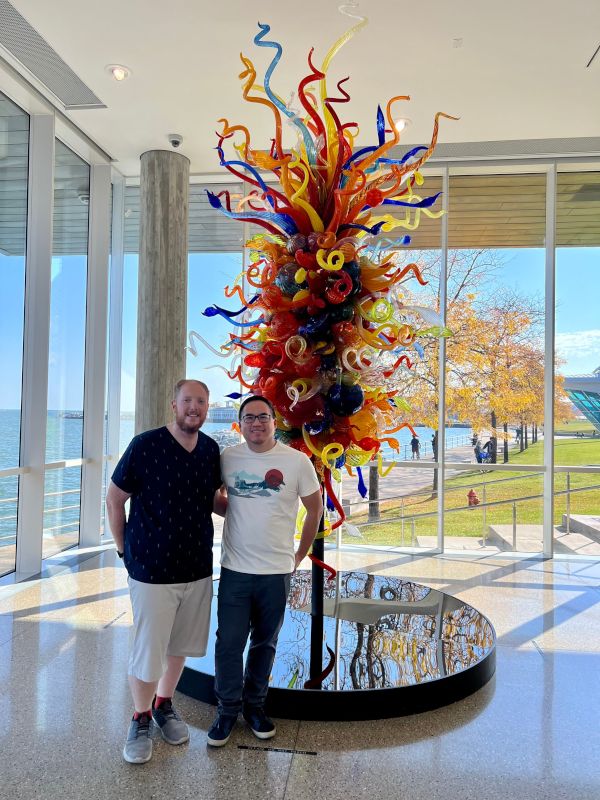 At the Milwaukee Art Museum