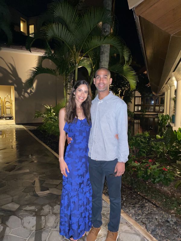 Dinner in the Bahamas