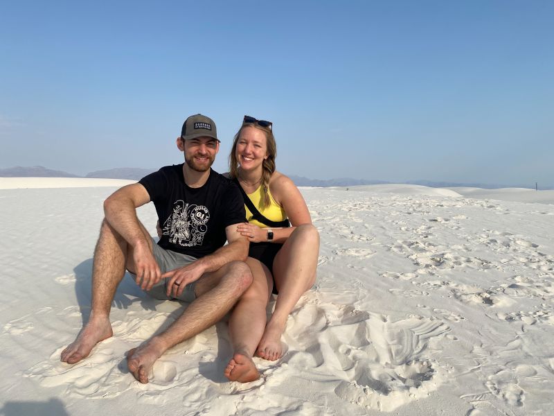 In Awe of the Landscape at White Sands National Park