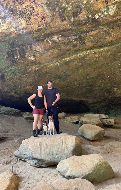 Hiking in Hocking Hills