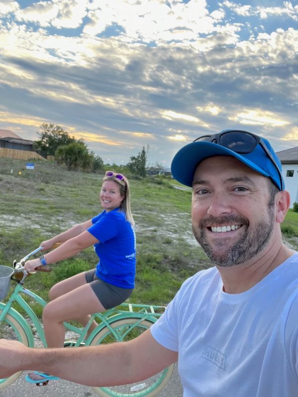 Biking Through the Neighborhood