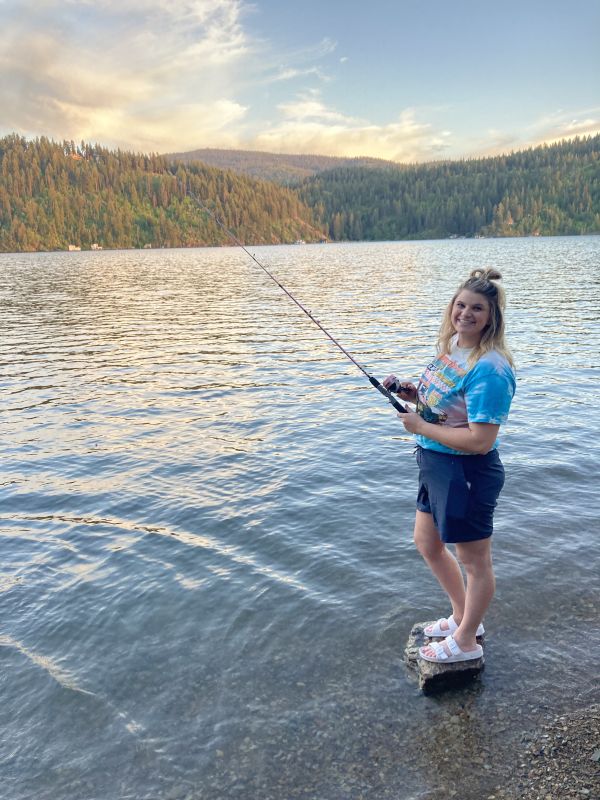 We Love to Go Fishing in the Summer After Work!