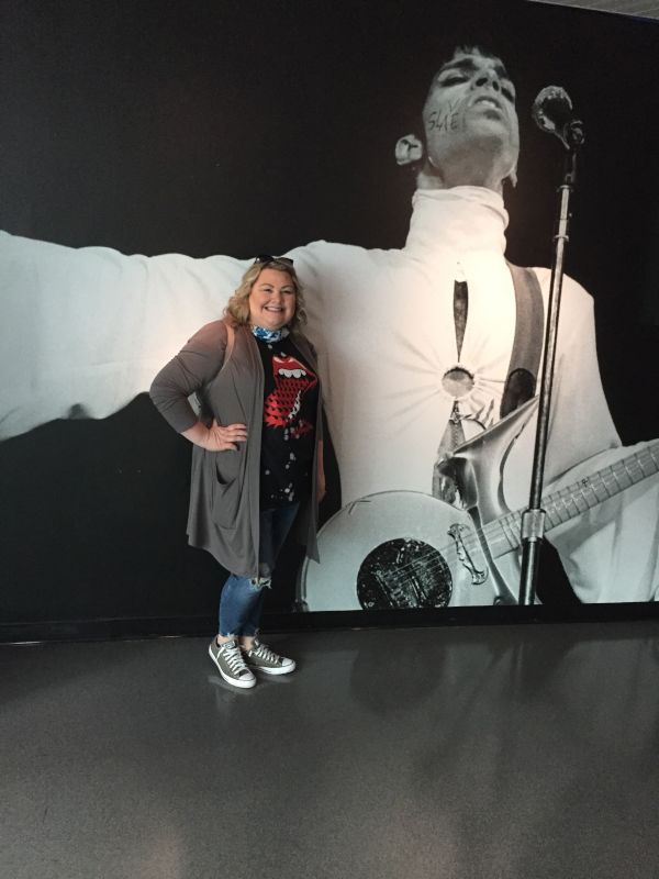 Ashley at the Rock & Roll Hall of Fame -  She Loves Prince!