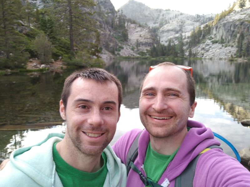 Enjoying a Hike Together