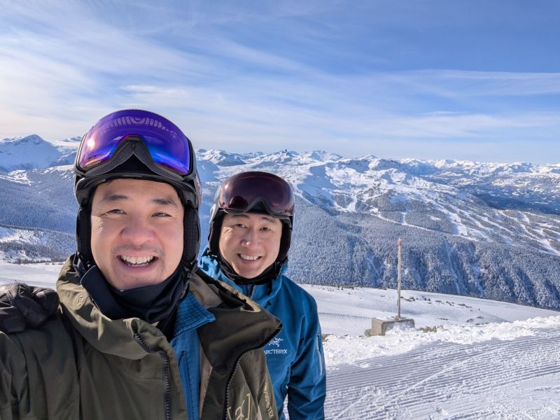 Took a Break from Snowboarding