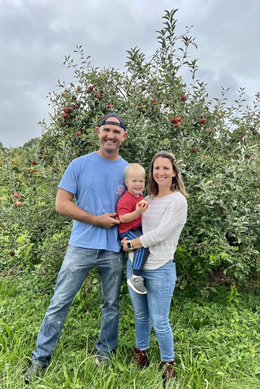 At an Apple Orchard