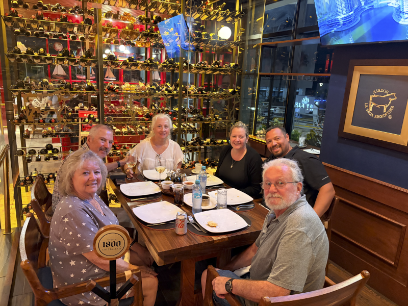 With Friends and Deena's Parents