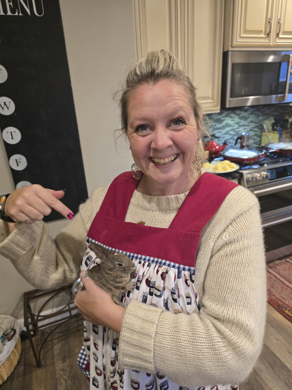 Deena With Baby Cottontails