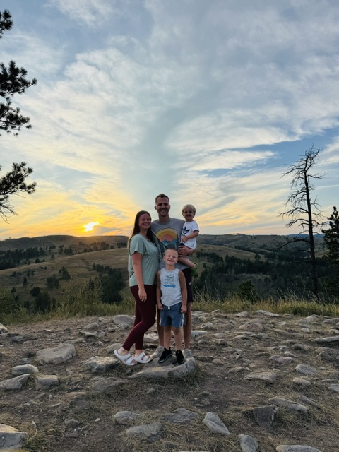 Sunset in South Dakota