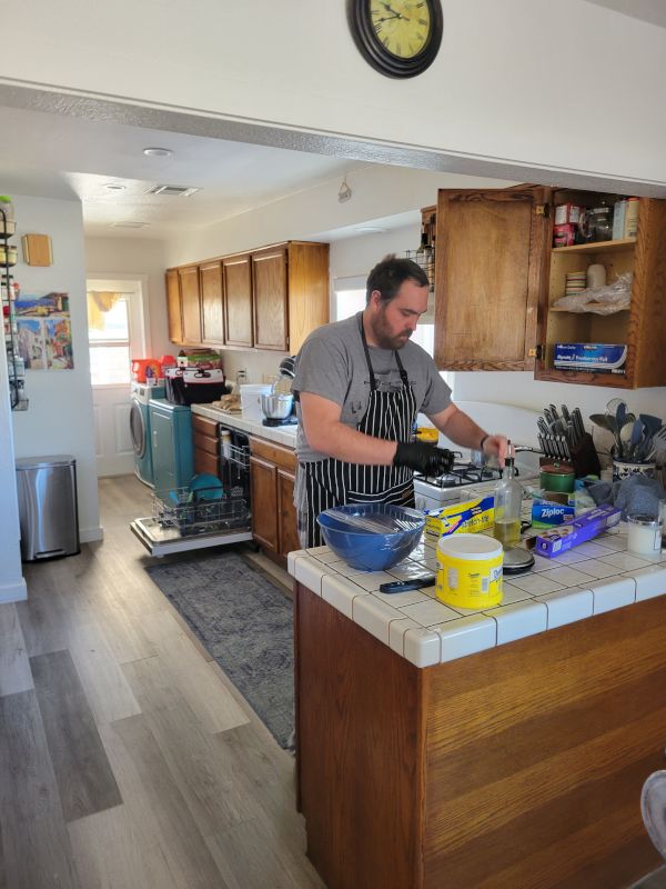 Prepping Bread Dough