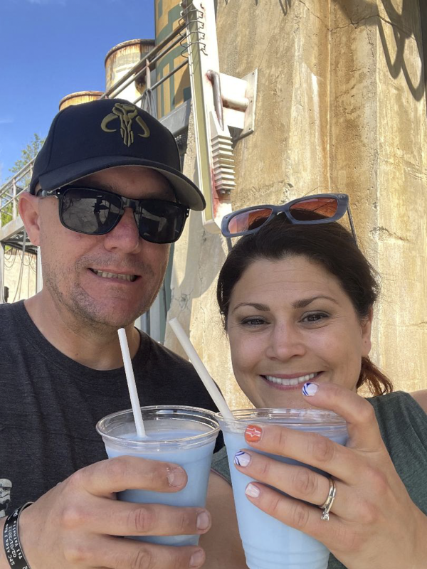 Blue Milk at Star Wars Land