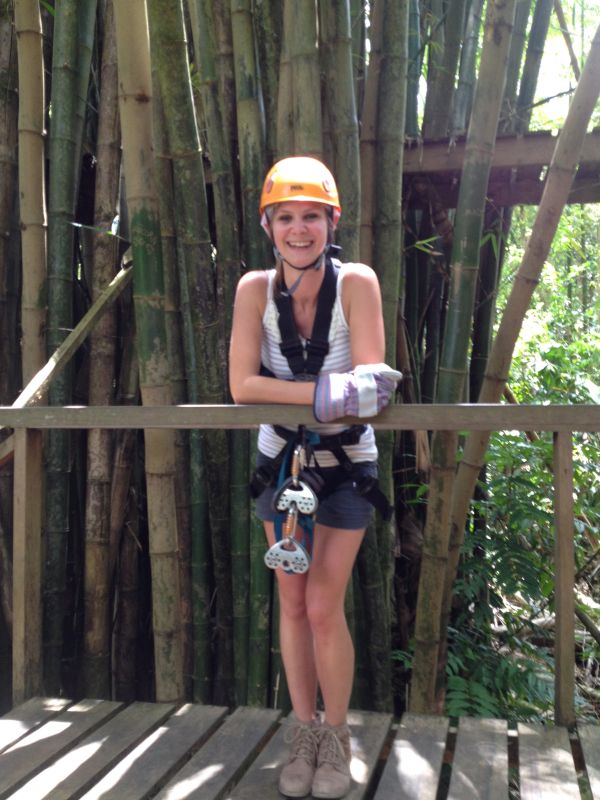 Ziplining in the Trees