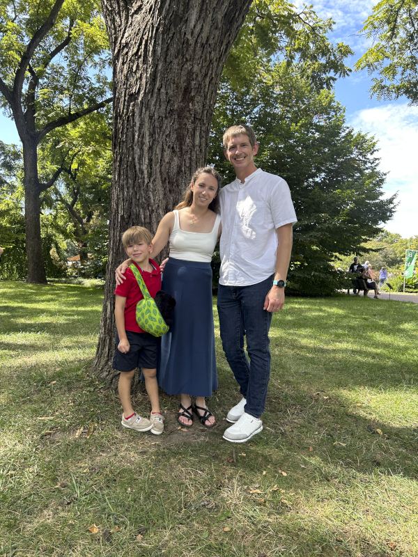 Us as a Family During the Botanical Garden Japanese Festival