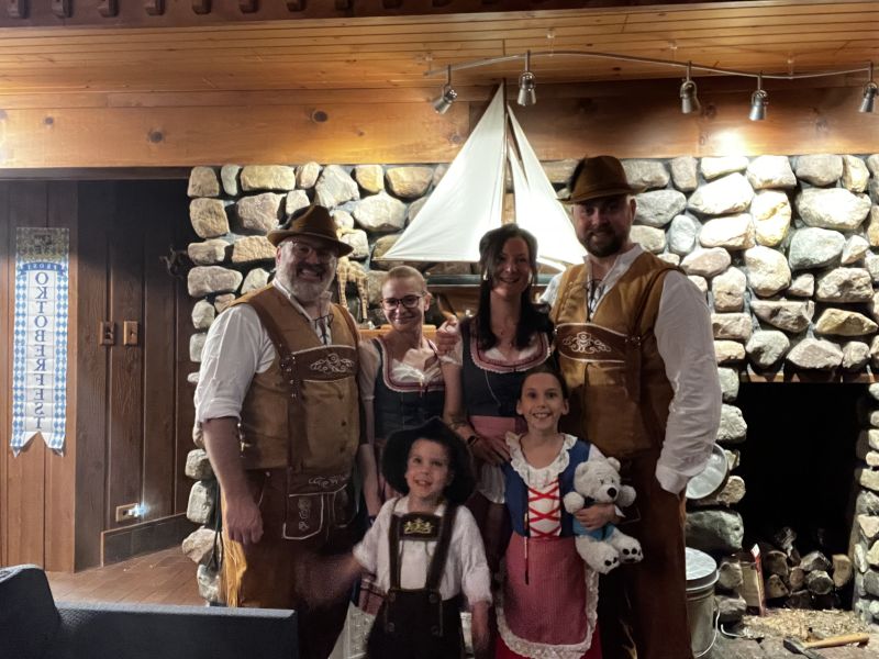 Oktoberfest Dress Up on Vacation