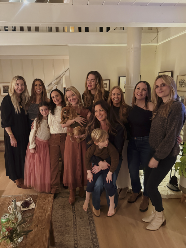 Johanna With Friends at Our Annual Holiday Party