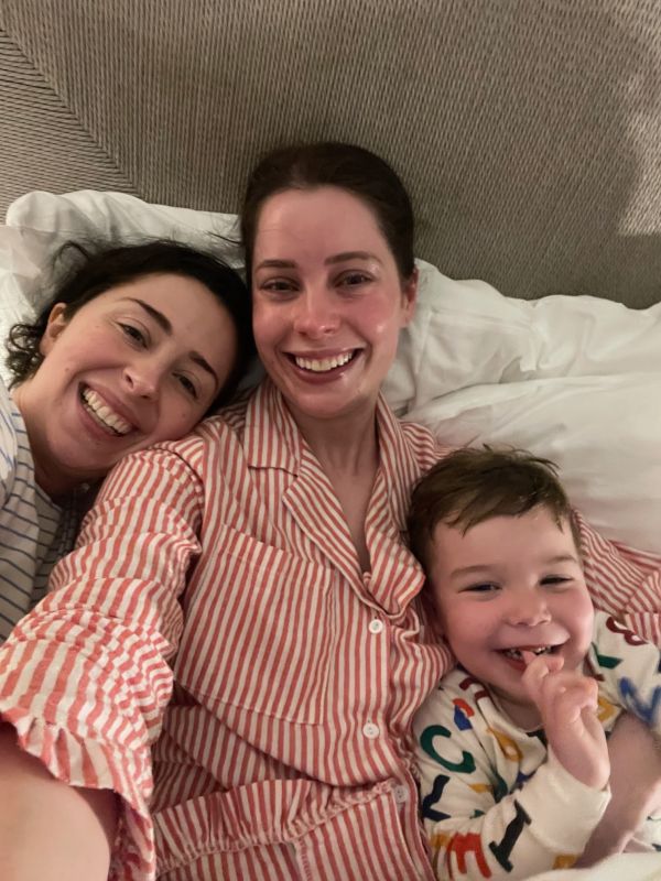 Cuddling in Pajamas