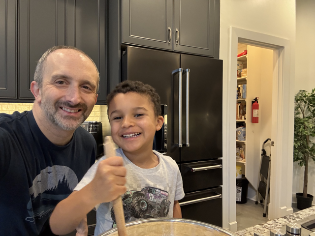 Dan and Matteo Cooking Together