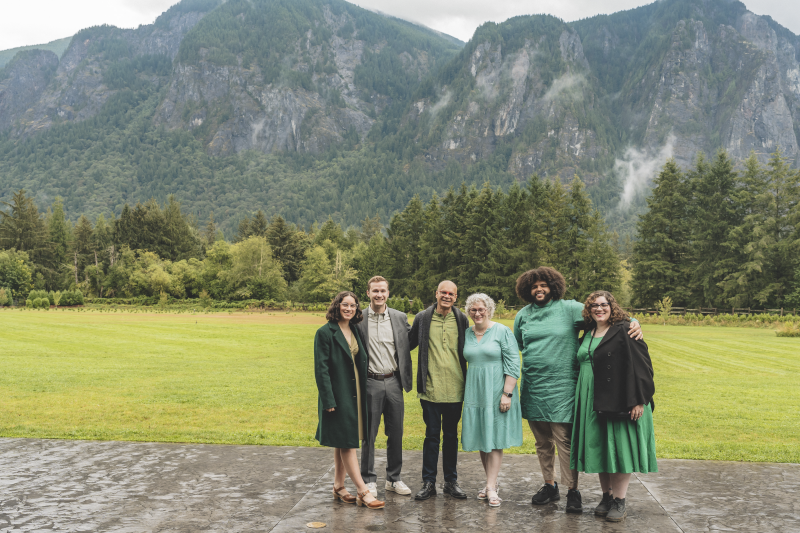 With Aneesa's Family at a Friend's Wedding