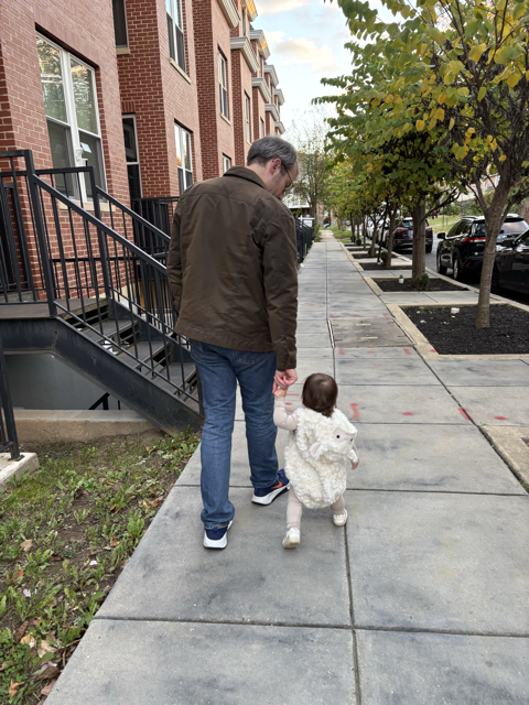Trick or Treating on Our Block