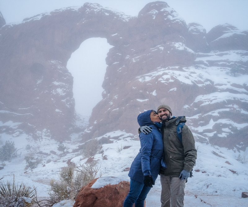 A Kiss in the Snow