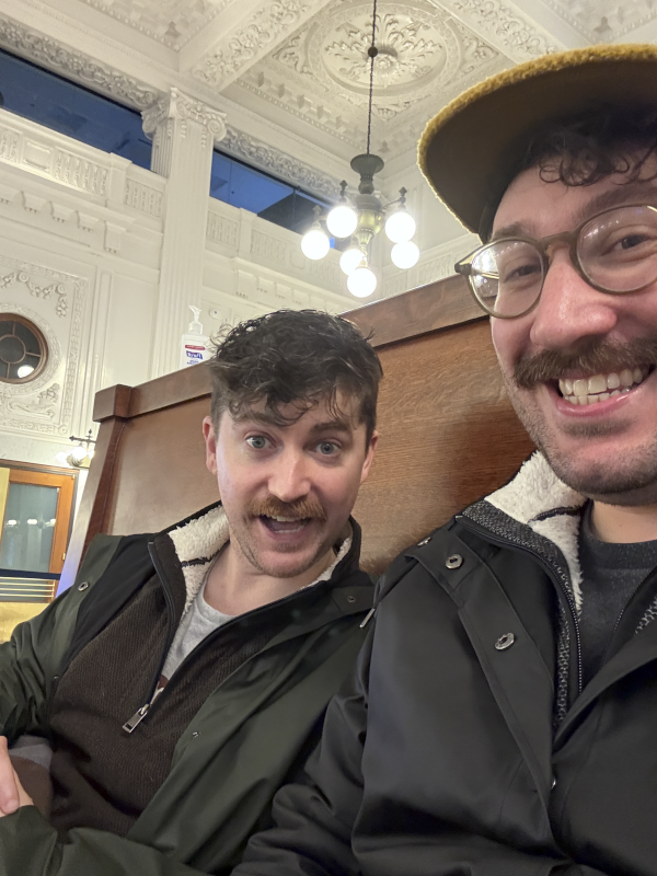 About to Board the Train to Vancouver, BC