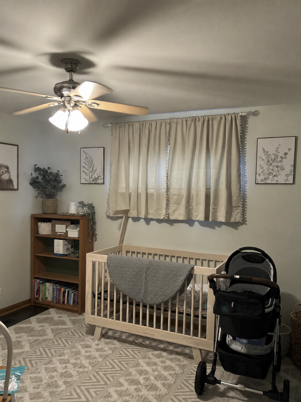 Preparing the Zoo Animal-Themed Nursery for the New Baby