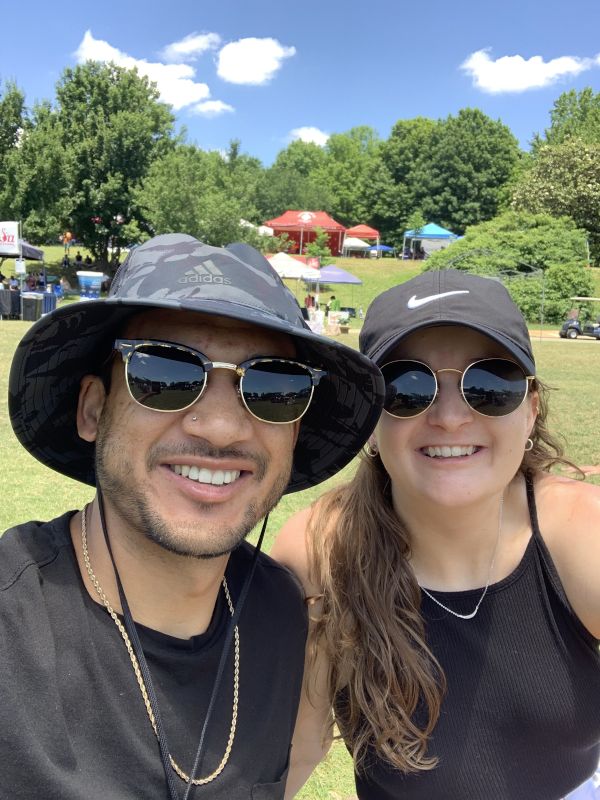 Enjoying the Jazz Festival in Atlanta