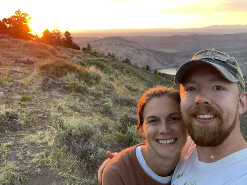 A Beautiful Sunset While on a Camping Trip