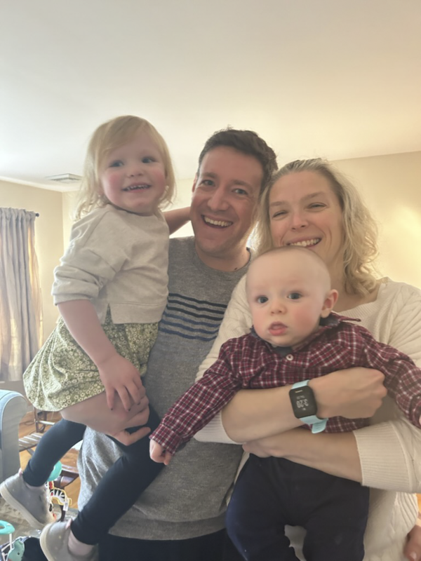 Visiting Grandma's House for an Easter Party