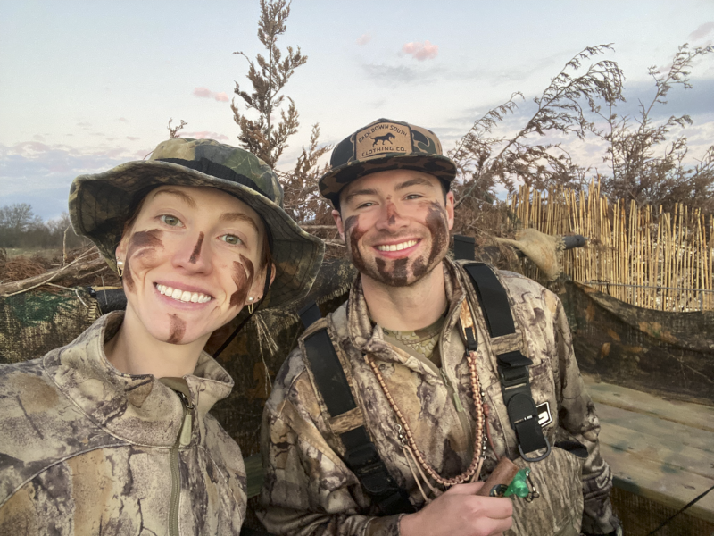 Maddie Joining Brett for One of His Favorite Hobbies: Duck Hunting