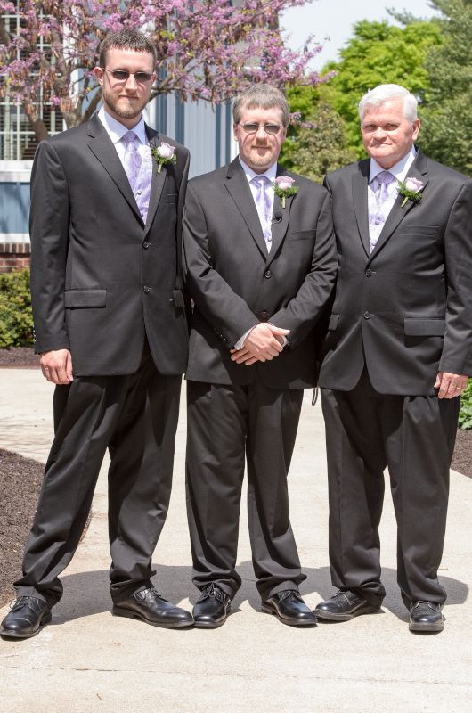 Jeremy With His Dad & Brother