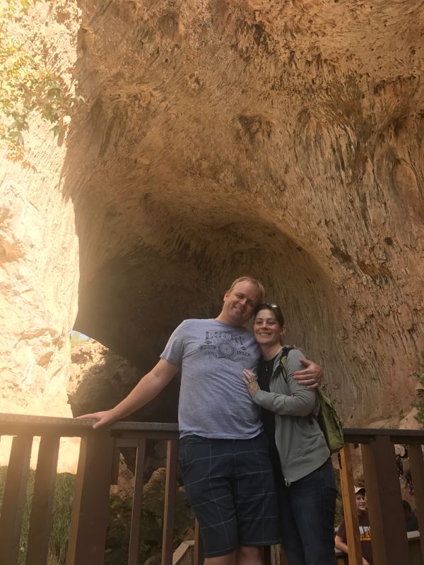 Hiking at Tonto Natural Bridge