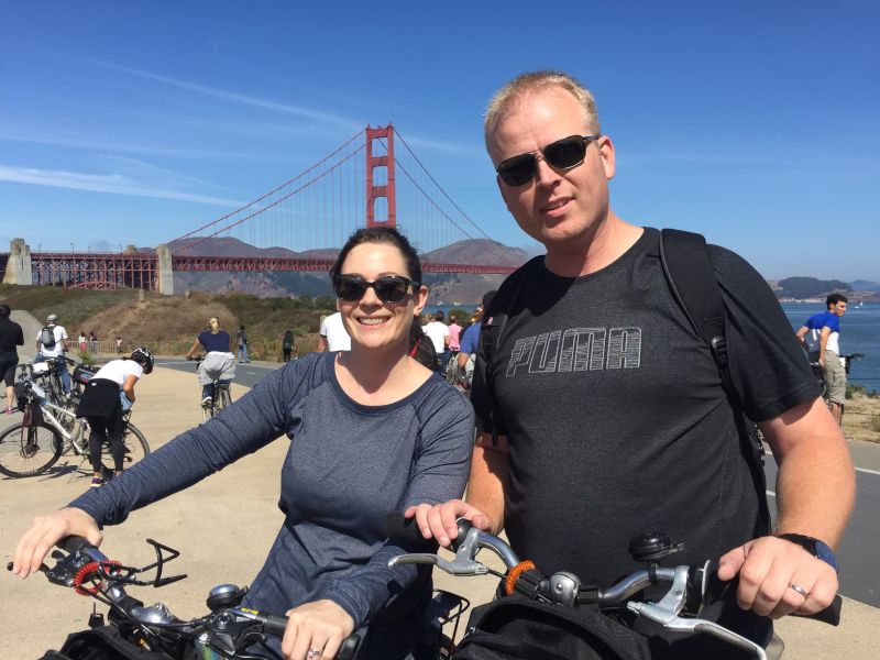 Biking Across the Golden Gate Bridge